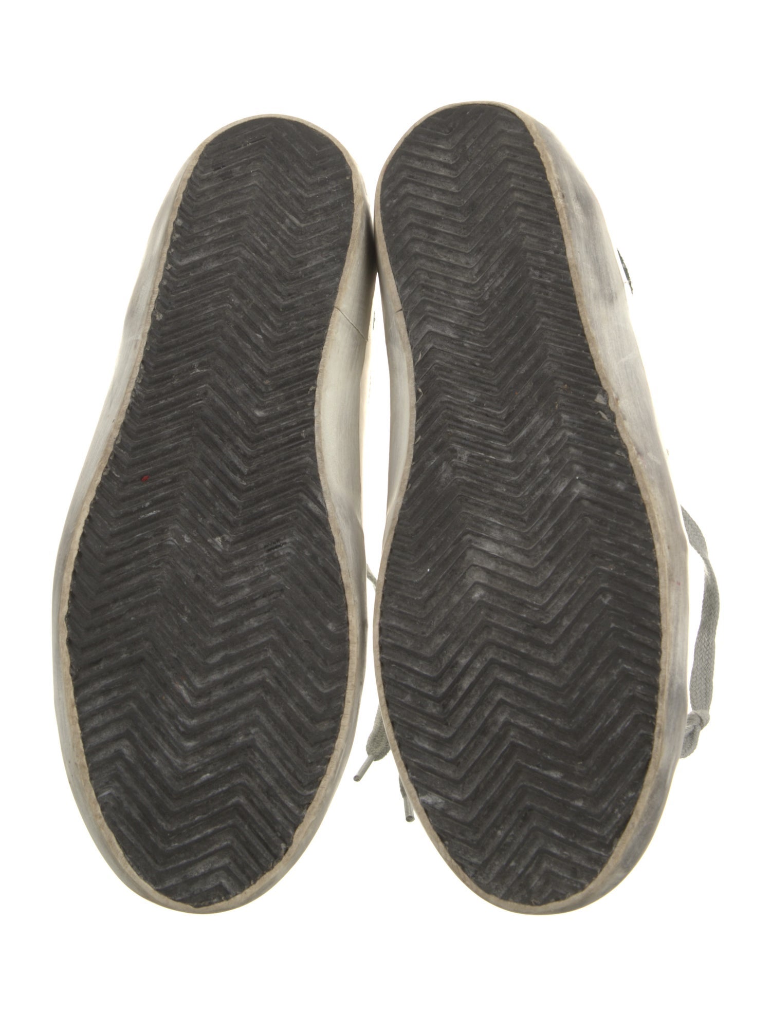 Golden Goose Leather Printed Sneakers